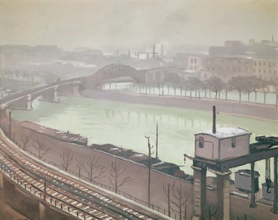 Floden Seine vid Grenelle av Albert Marquet