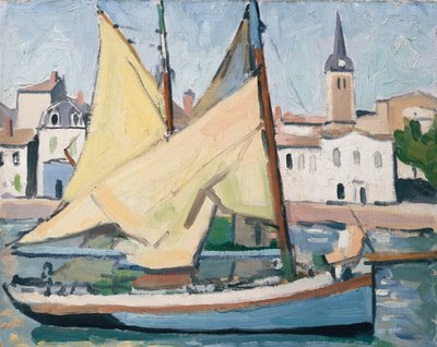 Yachten och kyrkan, La Chaume av Albert Marquet