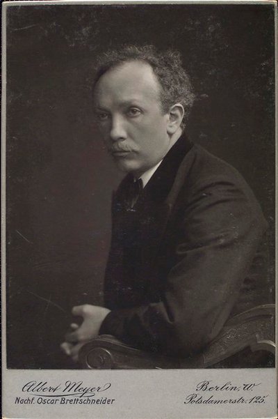 Richard Strauss, tysk kompositör, sent 1800-tal eller tidigt 1900-tal. av Albert Meyer