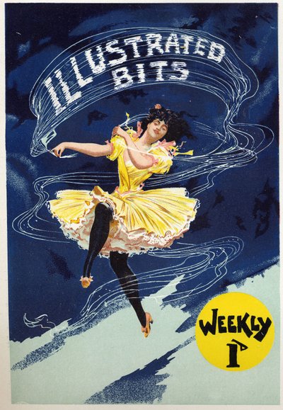 Cancan dansare av Albert Morrow