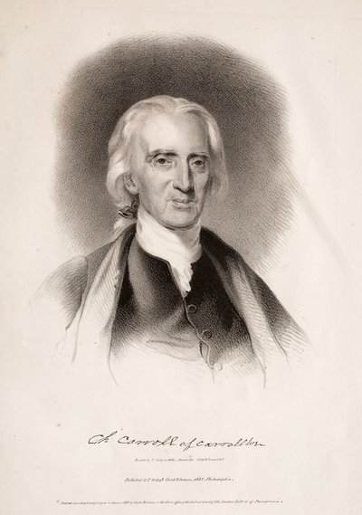 Charles Carroll från Carrollton, Maryland av Albert Newsam