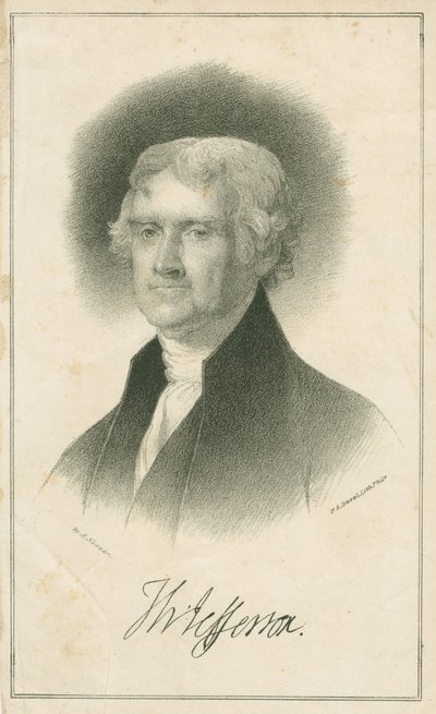 Thomas Jefferson, 1840 av Albert Newsam