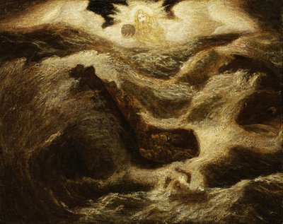 Jonas, varför? 1885-1895. av Albert Pinkham Ryder