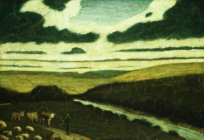 Landskap, 1897-98 . av Albert Pinkham Ryder