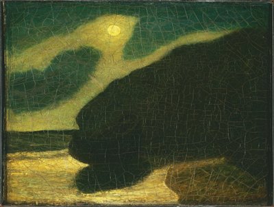 Månbelyst vik av Albert Pinkham Ryder