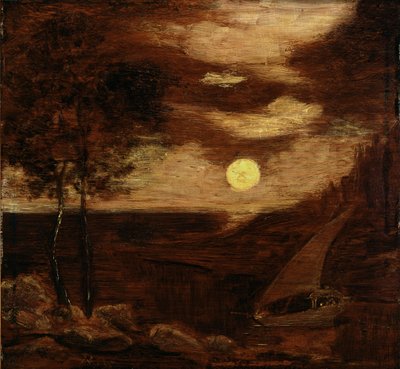 De älskandes båt av Albert Pinkham Ryder