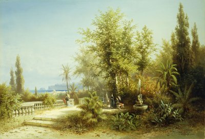 Utsikt över Trieste av Albert Rieger