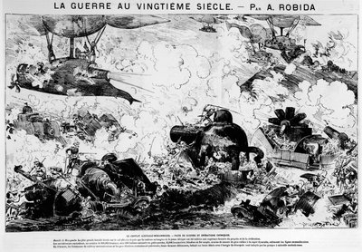 Förväntan: Slaget vid Mazayamba: den australisk-moçambikiska konflikten, krigföring och kemiska operationer - i "Kriget på 1900-talet"" av A. Robida av Albert Robida