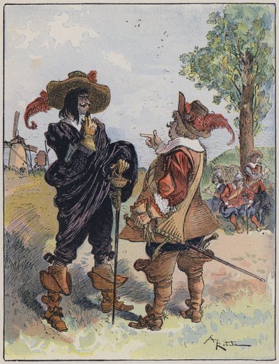 Illustration för Le Capitaine Bellormeau av och illustrerad av A Robida av Albert Robida