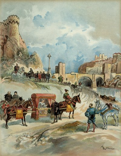 Marguerite av Angouleme (eller Navarra, ibland från Alencon av Albert Robida