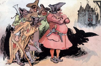 De 2 patronerna från Montfrileux, ill. av Robida, n.d. 19:e s. av Albert Robida