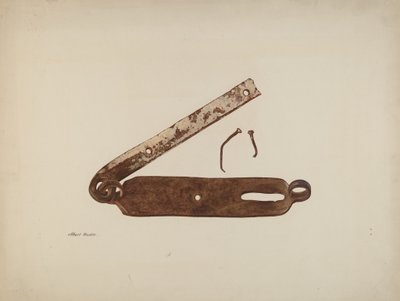 Hasp från Door of "Kennedy Farm" av Albert Rudin