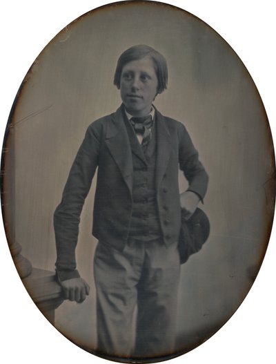 Porträtt av en pojke, 1853-1855. Skapare: Albert Sands Southworth, Josiah Johnson Hawes. av Albert Sands Southworth, Josiah Johnson Hawes