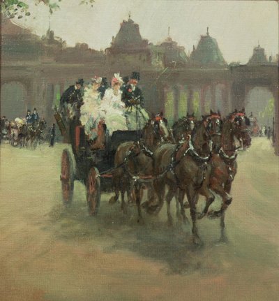 Vagnar i Hyde Park av Albert Snr. Ludovici