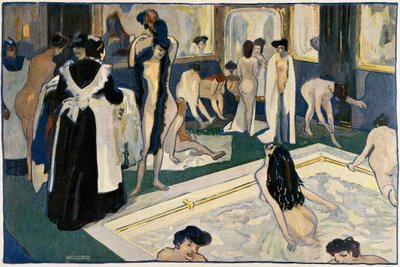 Badrum i Paris av Albert Weisgerber