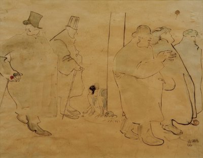 Vännerna från Café du Dôme av Albert Weisgerber