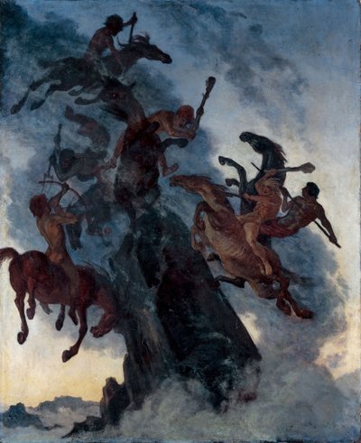 Fog Riders av Albert Welti