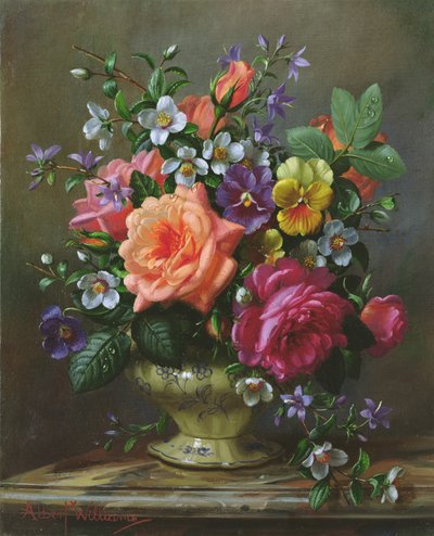 AB1112 Rosor och penséer av Albert Williams