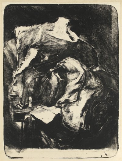The Doctors Gladstone Bag and Hat, c.1900 av Albert de Belleroche