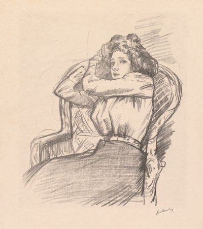 Namnlös ("Babette") av Albert de Belleroche