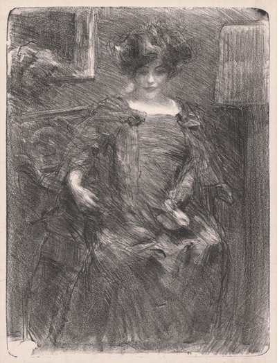 Namnlös (kvinna) av Albert de Belleroche