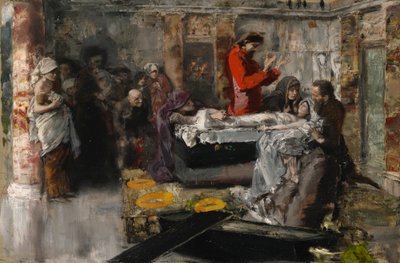 Uppfostran av Jairis lilla dotter av Albert von Keller