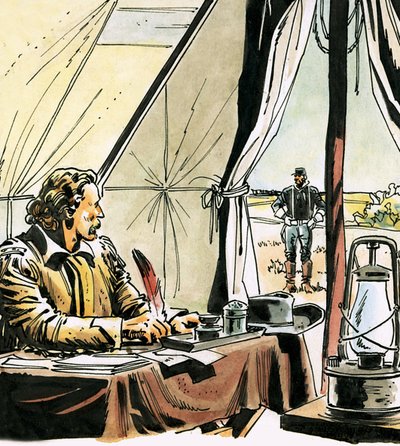 General George Custer av Alberto Giolitti