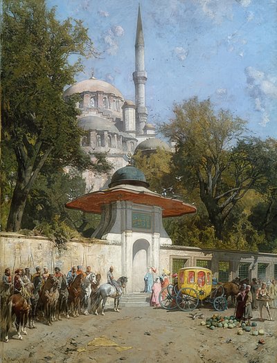 En moské. 1872 av Alberto Pasini