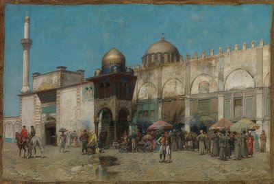 En moské. 1886 av Alberto Pasini