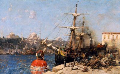 gyllene horn av Alberto Pasini