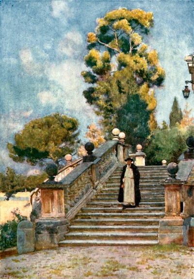 Trappor av den dominikanska nunnakyrkan SS Domenico och Sisto av Alberto Pisa