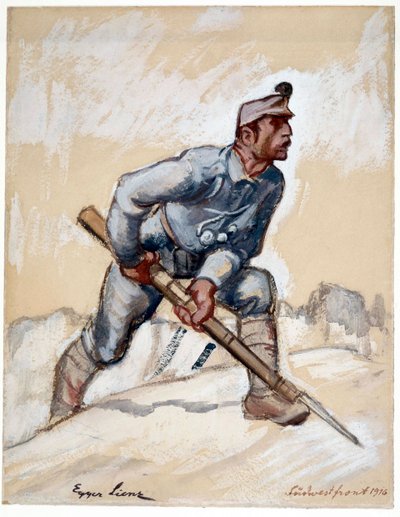 Sydvästfronten av Albin Egger Lienz