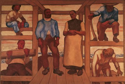 De levande av Albin Egger Lienz