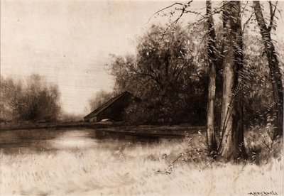 Mill Pond av Albion Harris Bicknell