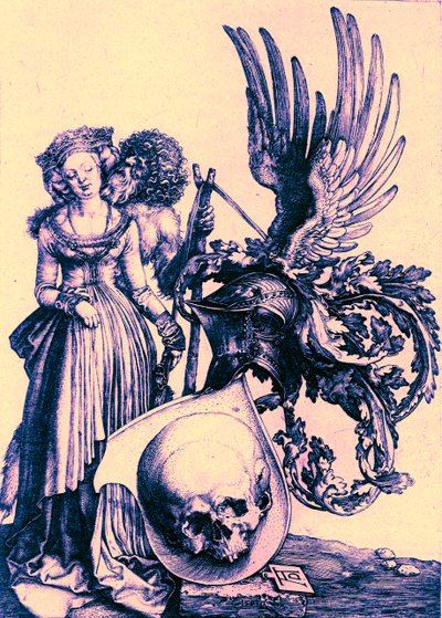 Dödsvapenet av Albrecht (after) Durer or Duerer