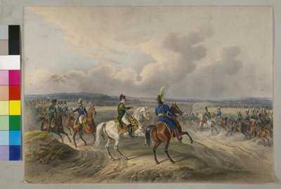 1812 Napoleon I vid Duena av Albrecht Adam