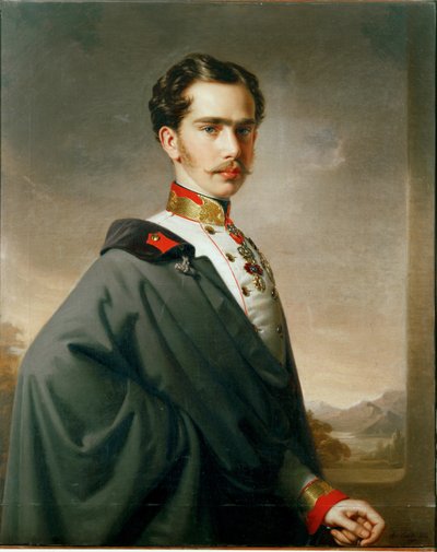 Kejsar Franz Joseph I av Österrike som ung man ... av Albrecht Adam