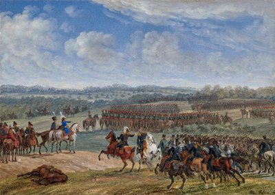 Slaget nära Ostrovno på morgonen den 26 juli 1812, 1855. av Albrecht Adam