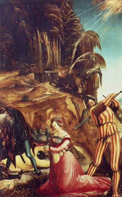 00228 Halshuggning av den heliga Katarina, c.1505-10 av Albrecht Altdorfer