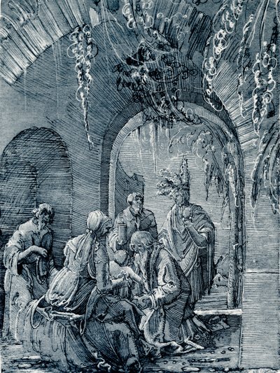 Tillbedjan av Magi av Albrecht Altdorfer