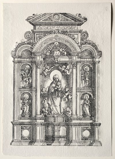 Altare med den vackra Maria av Regensburg av Albrecht Altdorfer
