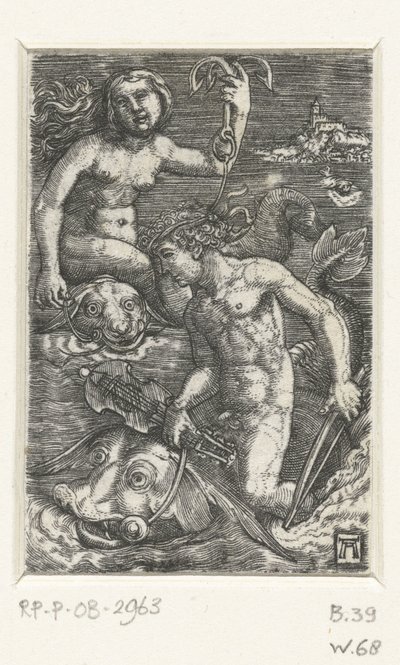 Arion och en Nereid av Albrecht Altdorfer
