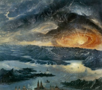 Slaget vid Issus mellan Alexander den store och Dareios III av Albrecht Altdorfer