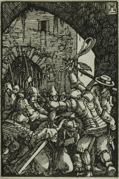 Bärande av korset, från Människans fall och återlösning av Albrecht Altdorfer