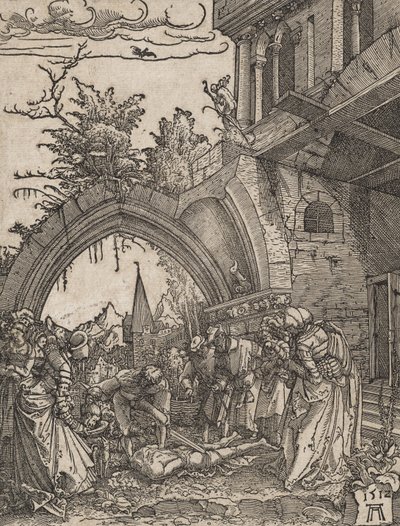 Halshuggning av Johannes Döparen, 1512 av Albrecht Altdorfer