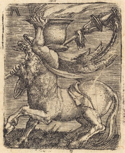 Kentaur med vas av Albrecht Altdorfer