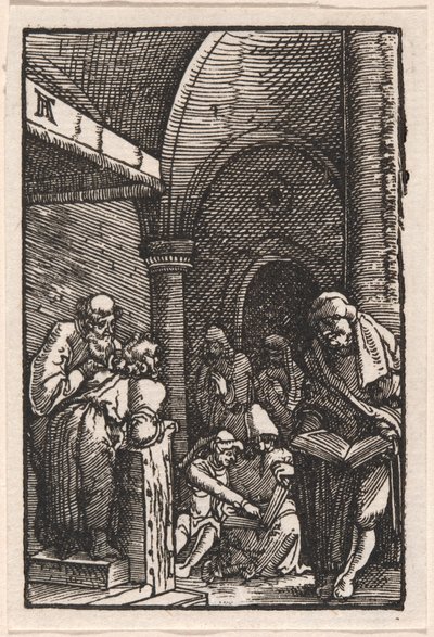 Kristus disputerar med läkarna av Albrecht Altdorfer