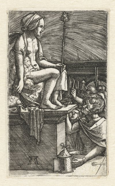 Trollkarlen Virgilius hämnd av Albrecht Altdorfer