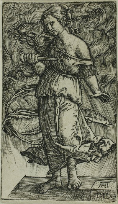 Dido dödar sig själv av Albrecht Altdorfer