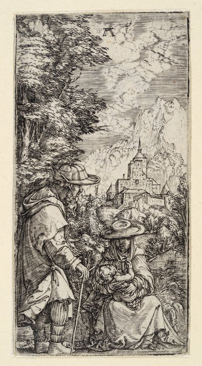 Lugnet under flykten till Egypten av Albrecht Altdorfer